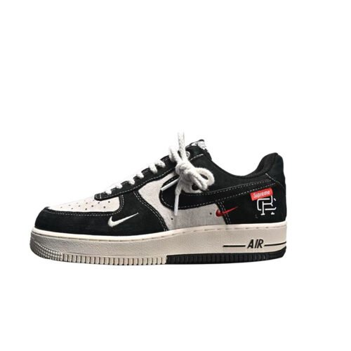 Air Force One Low Top Board Shoes Sup Joint Black Rice White Champion SJ6698 019