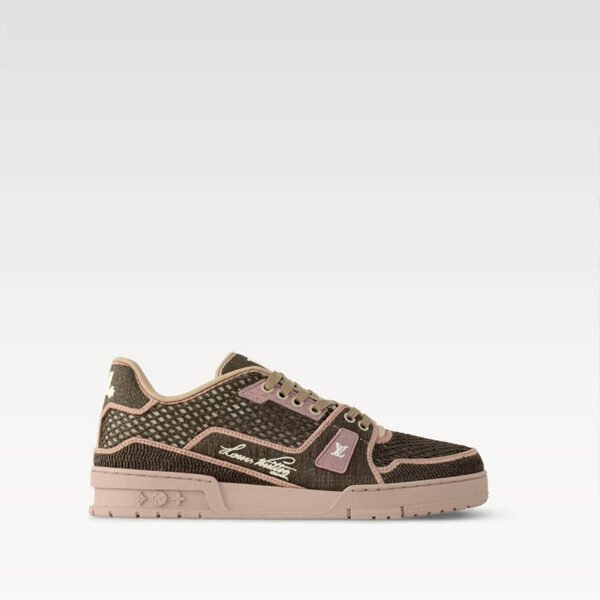 LV Trainer Sneaker 1AHTQA Brown Raffia