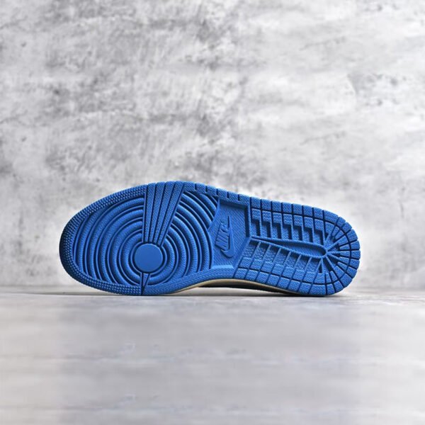 AJ1 White Blue Fujiwara Hiroshi Joint Lightning Hook Qiao 1 Casual Shoes