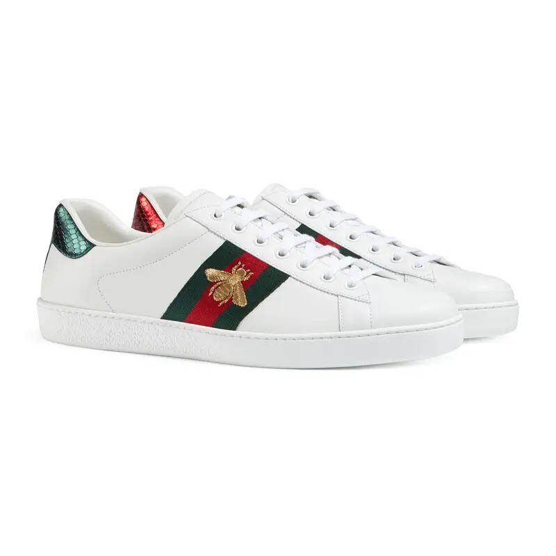 Gucci Ace series men's embroidered sports shoes