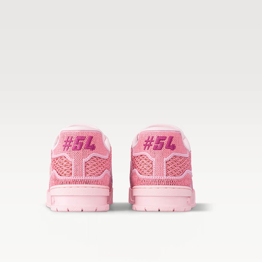 LV Trainer Sneaker Pink Raffia 1AHTRC