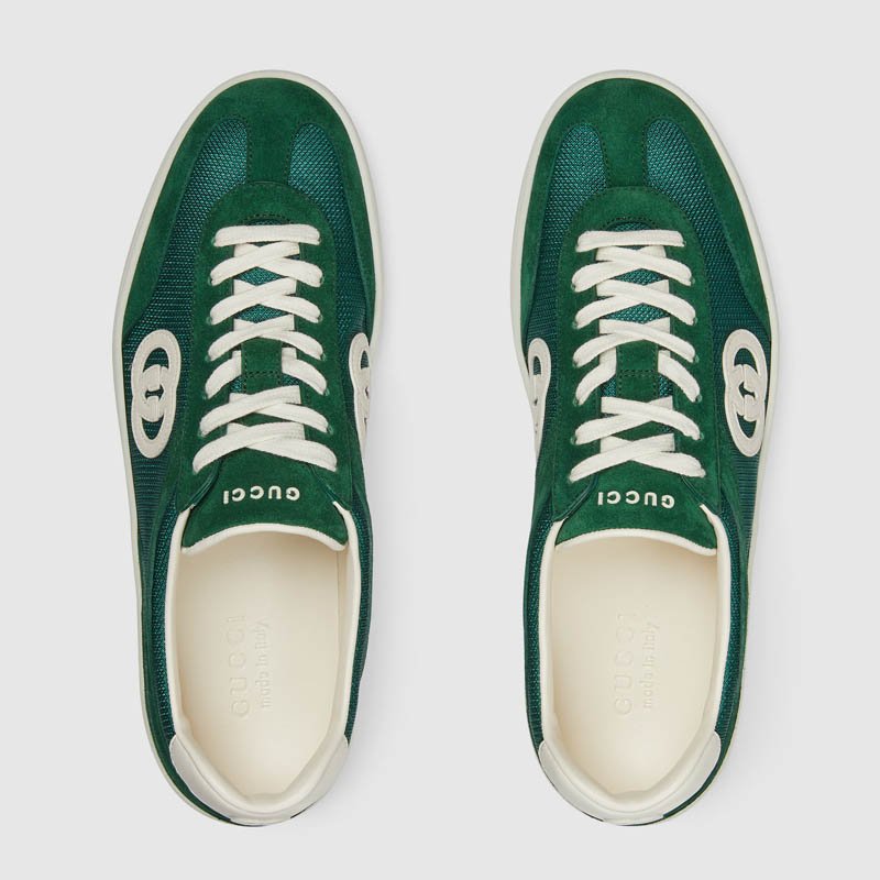Gucci sneakers Green suede 791742 AADM0 3143