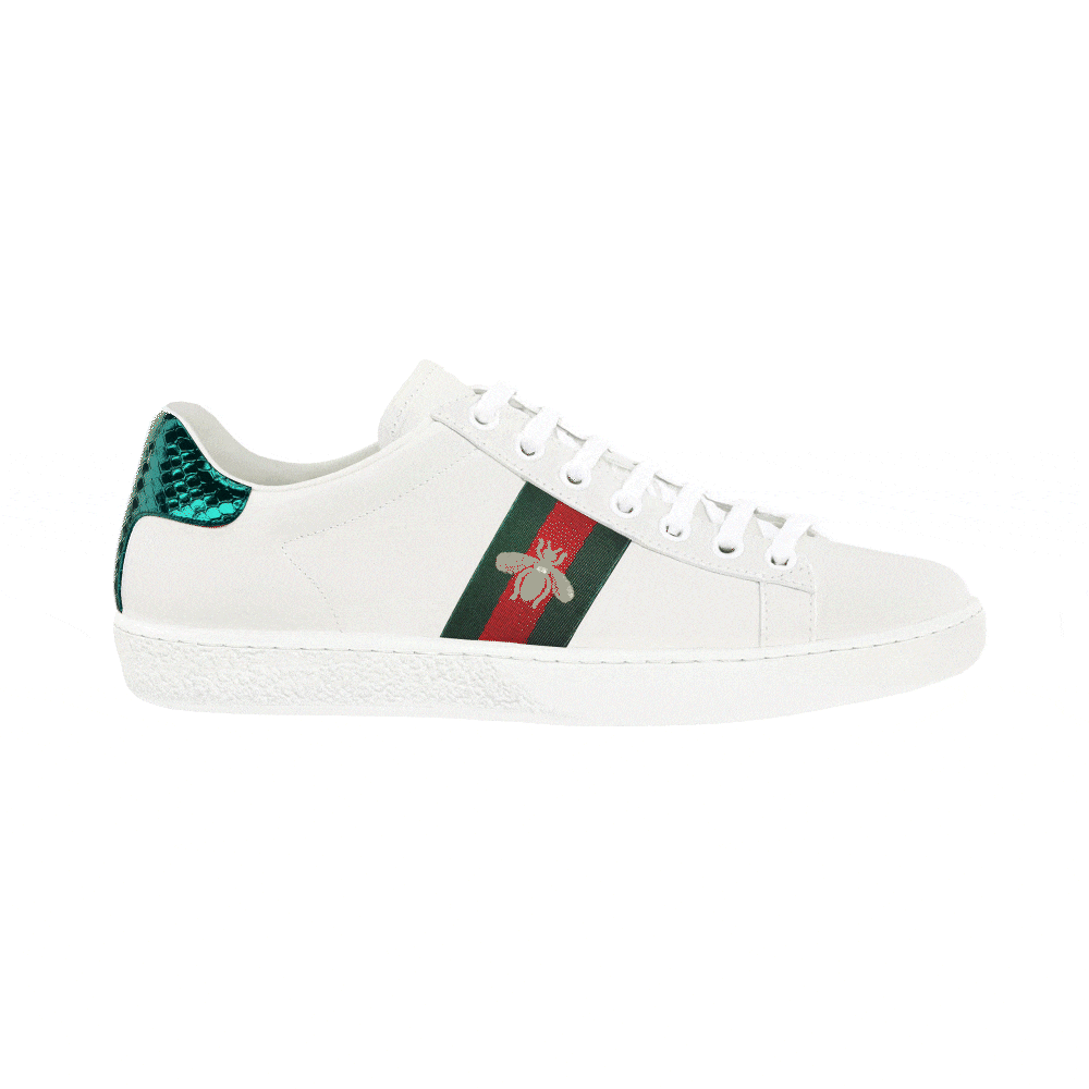 Gucci Ace series men's embroidered sports shoes