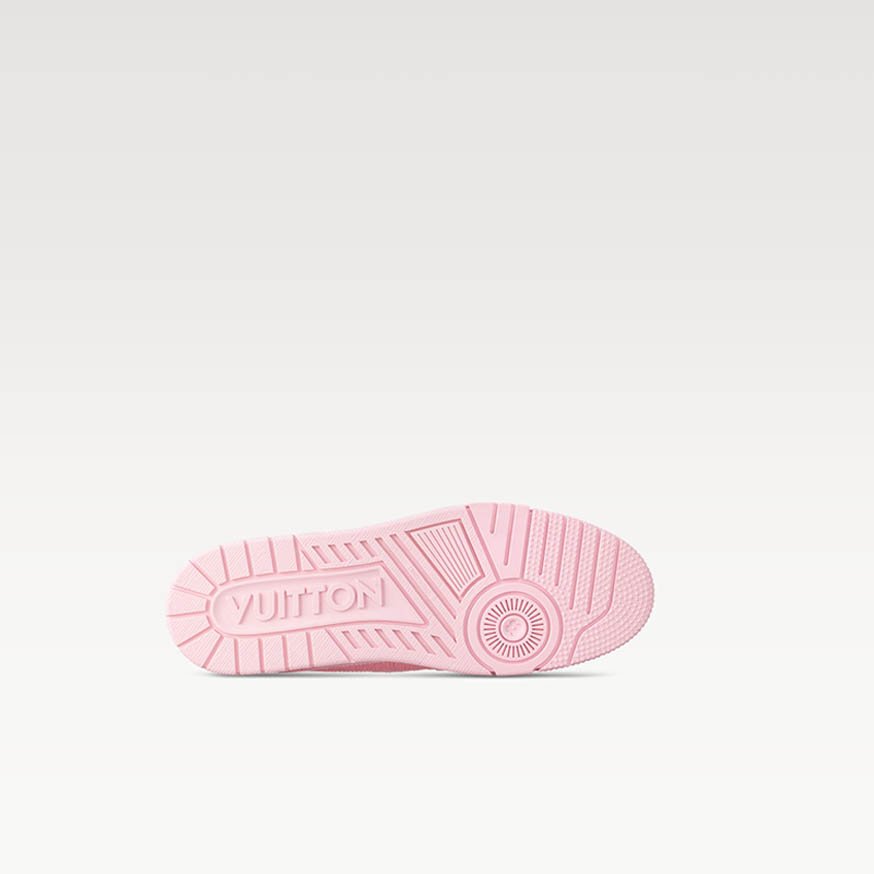 LV Trainer Sneaker Pink Raffia 1AHTRC