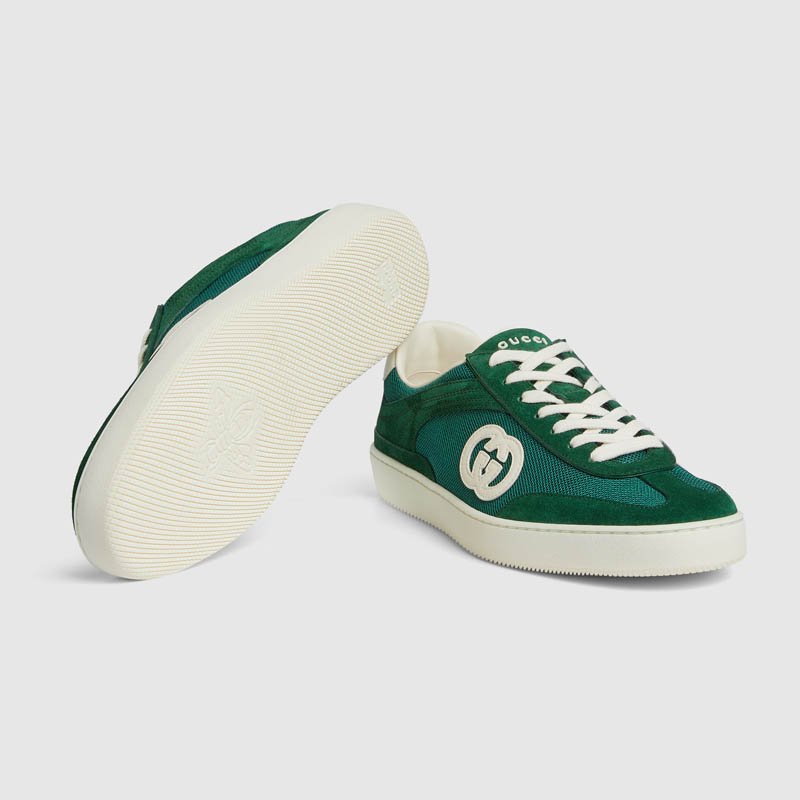 Gucci sneakers Green suede 791742 AADM0 3143