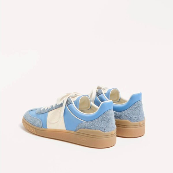 Valentino Garavani Upvillage low top sneaker in crust leather and nylon