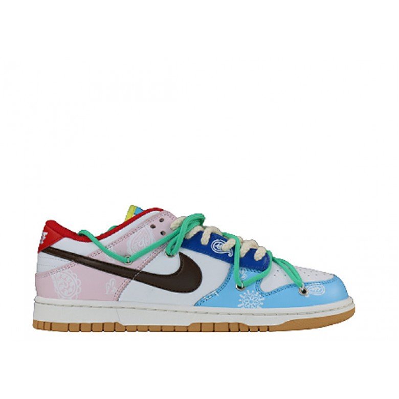 Custom Travis Scott X Nike Dunk Rainbow