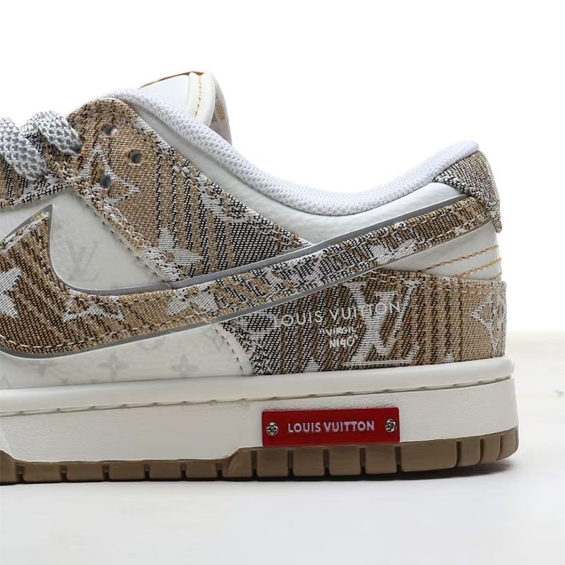 Nike SB Dunk Low "LV Collaboration - Khaki Grey"