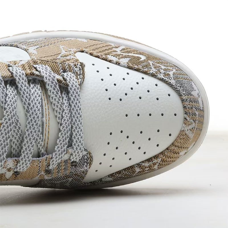 Nike SB Dunk Low "LV Collaboration - Khaki Grey"
