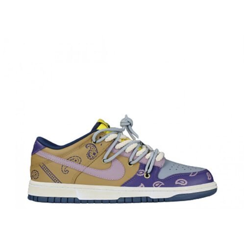 Custom Travis Scott X Nike Dunk Brown Purple
