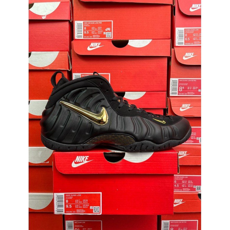 2018 Air Foamposite Pro “Black/Metallic Gold” 624041-800