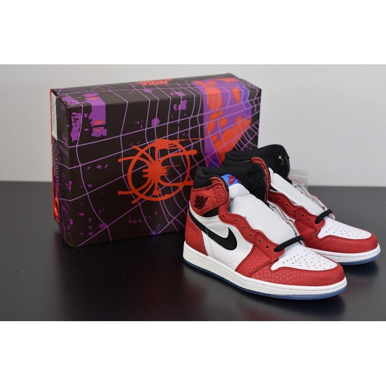 Air Jordan 1 High Og Spiderman 555088-602