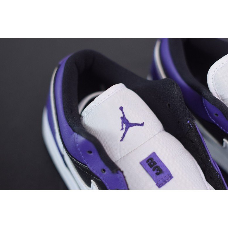 Air Jordan 1 Low Retro Court Purple Black 2020