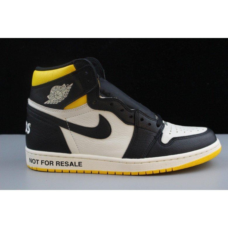 Air Jordan 1 Retro “Not For Resale Yellow 2018
