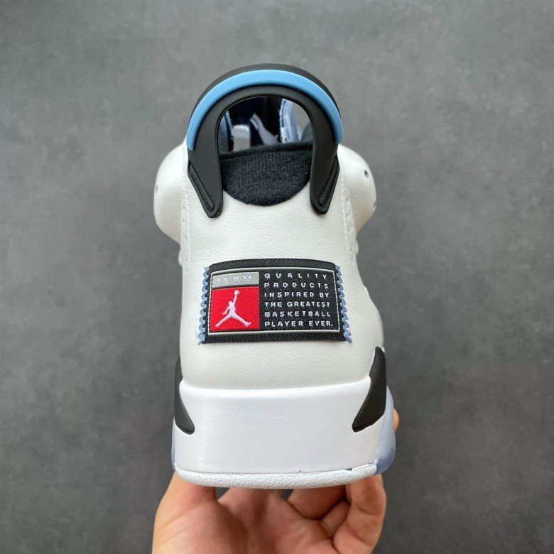 Air Jordan 6 UNC White
