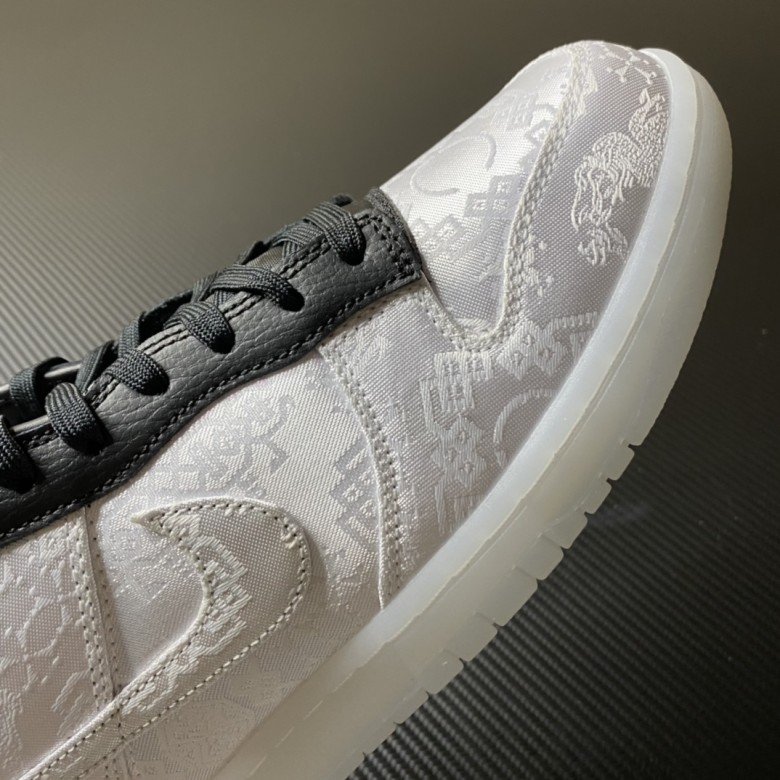 Fragment Design × CLOT × Nike Dunk Low