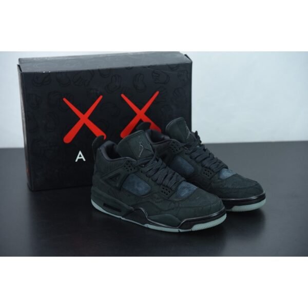 Kaws X Air Jordan 4 Retro Black 2017( Ln5 A1 Batch)