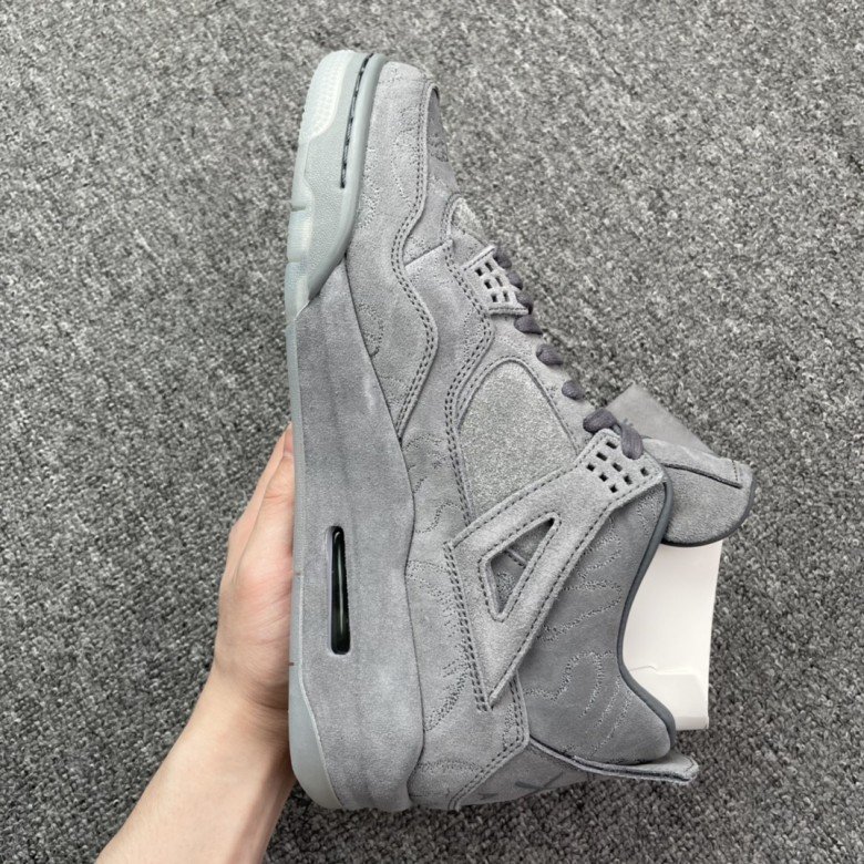 Kaws X Air Jordan 4 Retro Grey 2017