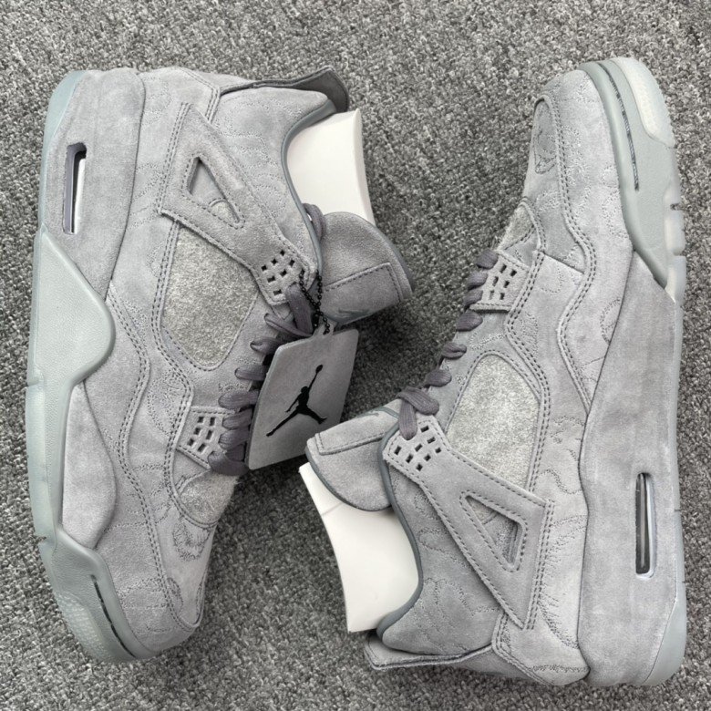Kaws X Air Jordan 4 Retro Grey 2017