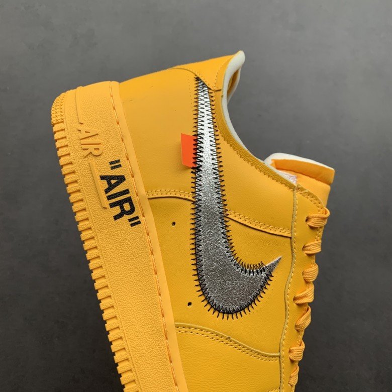 Off White X Air Force 1 “University Gold” 2021