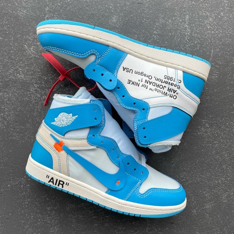 Off white X Air Jordan 1 UNC NRG 2018