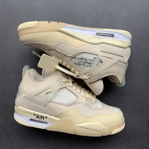 Off White X Air Jordan 4 Sail 2020