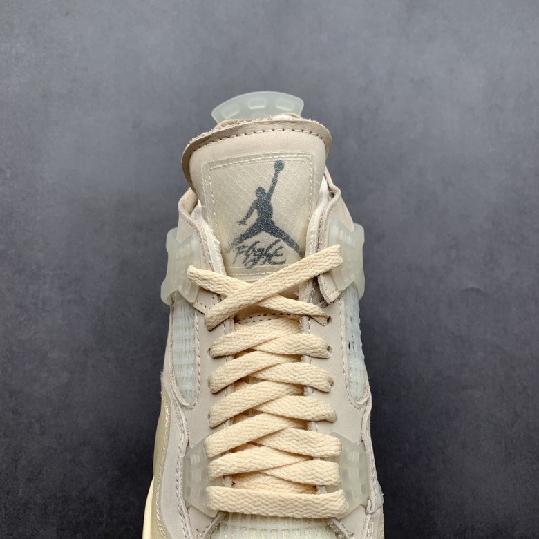 Off White X Air Jordan 4 Sail 2020