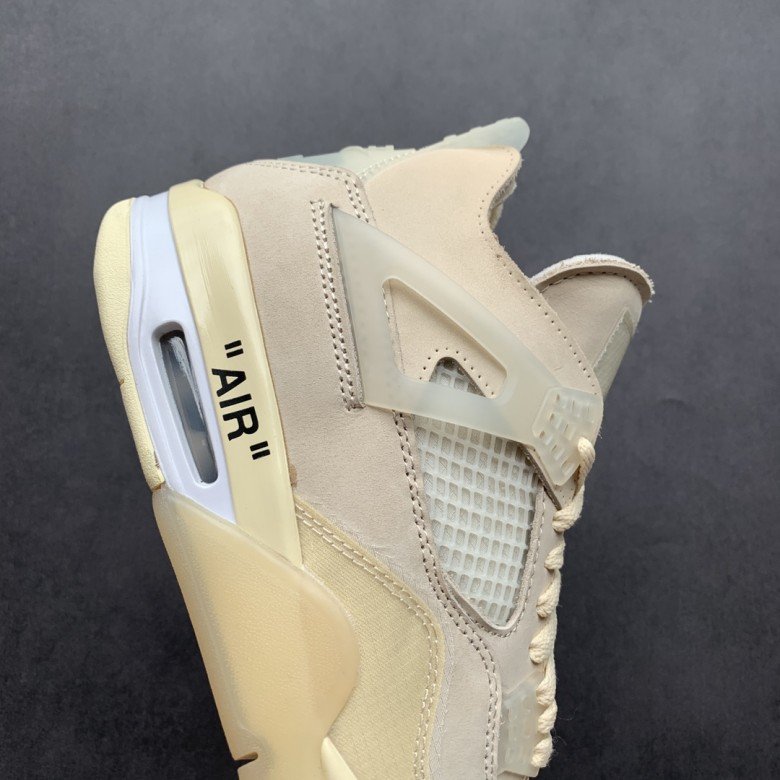 Off White X Air Jordan 4 Sail 2020