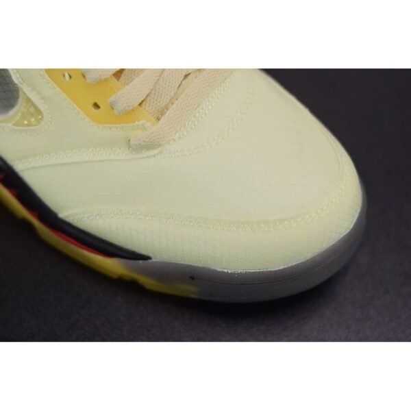 Off White x Air Jordan 5 Retro Sail/Plot twist
