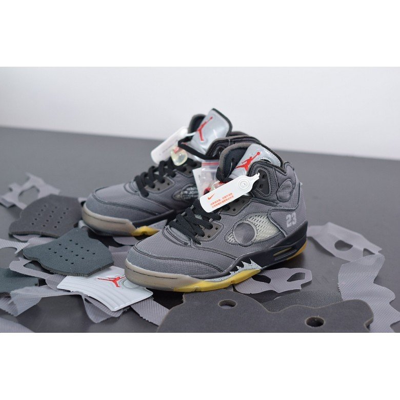 Off White x Air Jordan 5 Retro SP Muslin