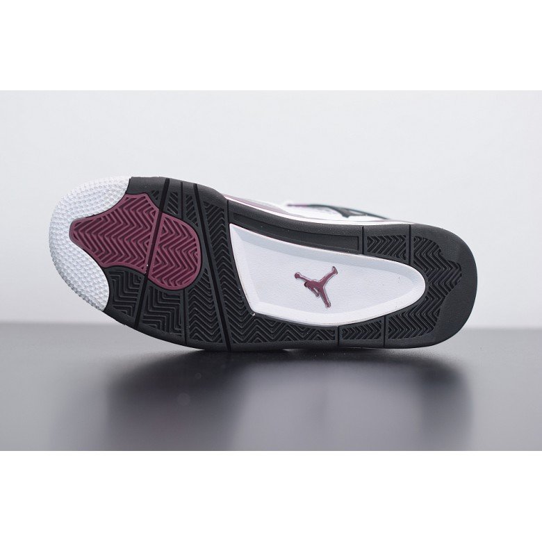 Paris Saint Germain X Air Jordan 4 Retro GS Bordeaux