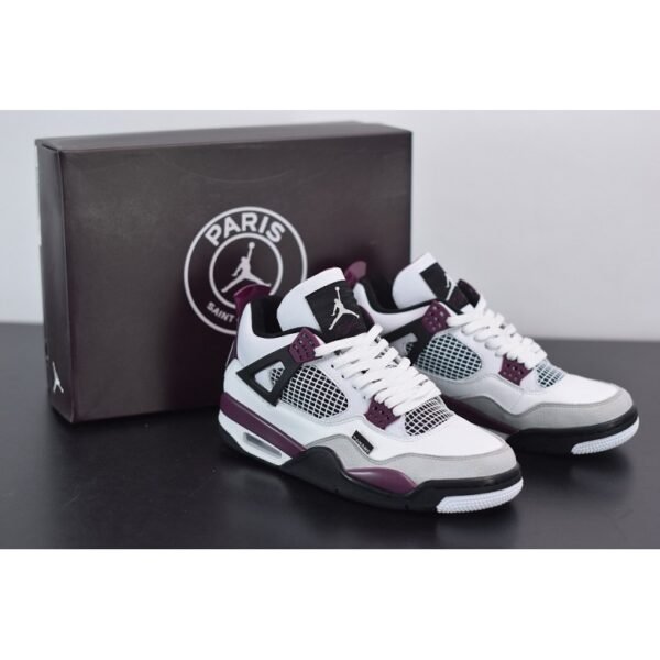 Paris Saint Germain X Air Jordan 4 Retro GS Bordeaux