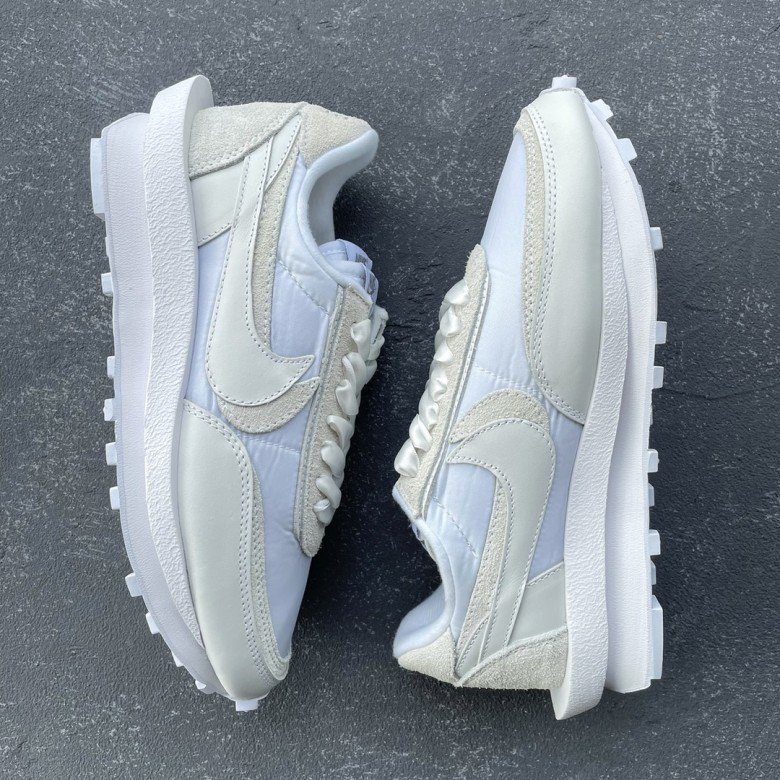 Sacai X Nike LDWaffle White Nylon 2020