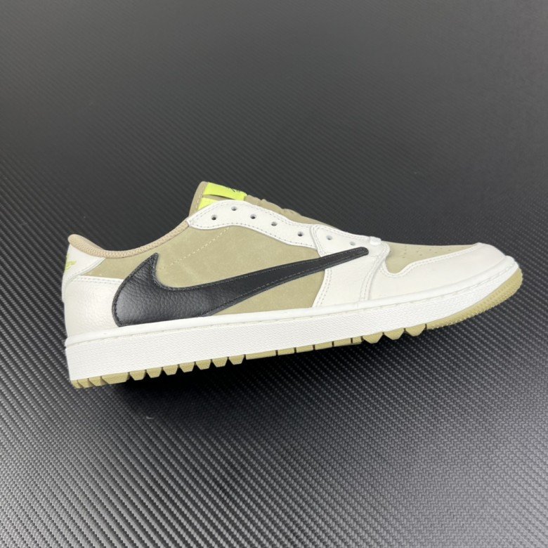 Travis Scott X Air Jordan 1 Low Golf Neutral Olive