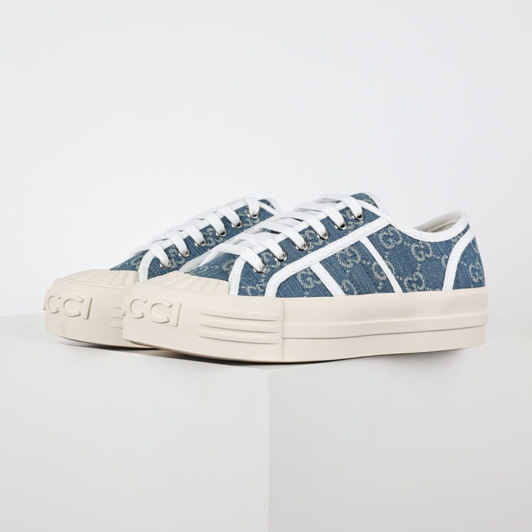 Gucci Chunky Sneaker 1977  blue 816879 FABZZ