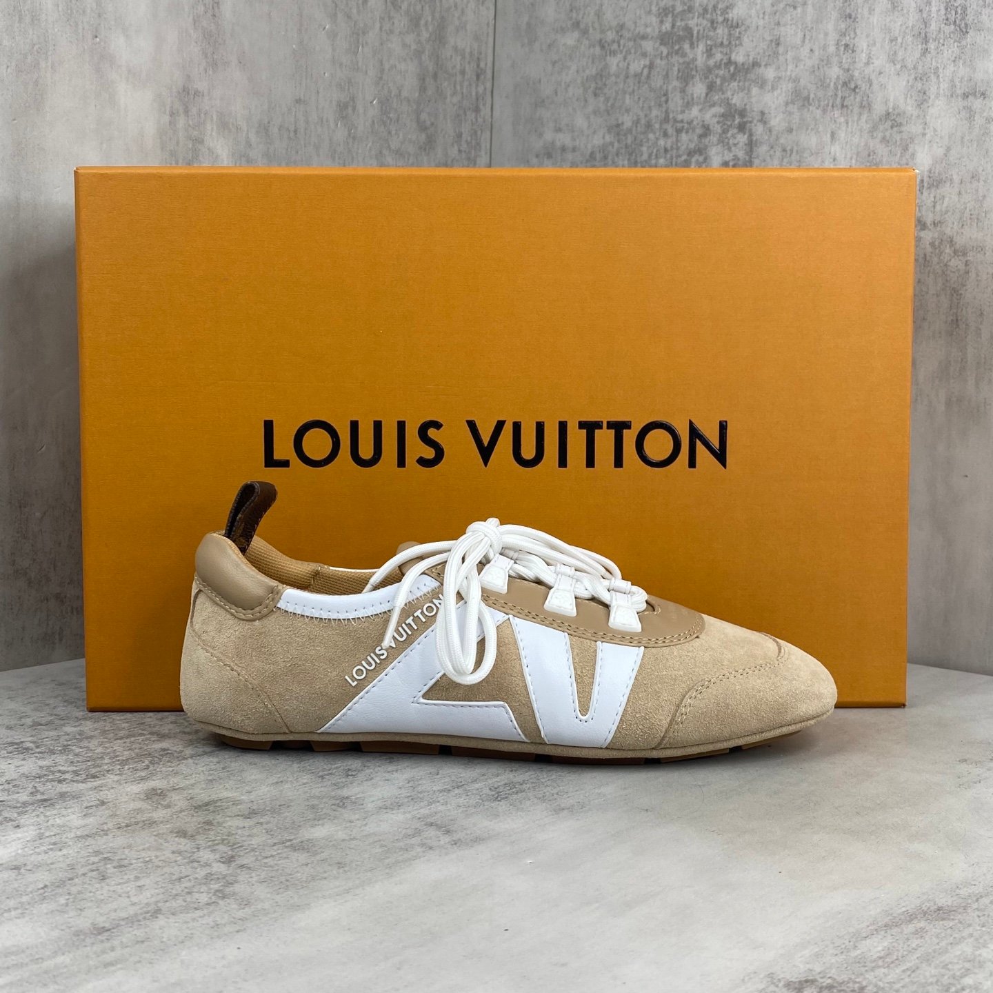 LOUIS VUITTON SneaKerina 2025 Spring/Summer Women's Training Shoes khaki