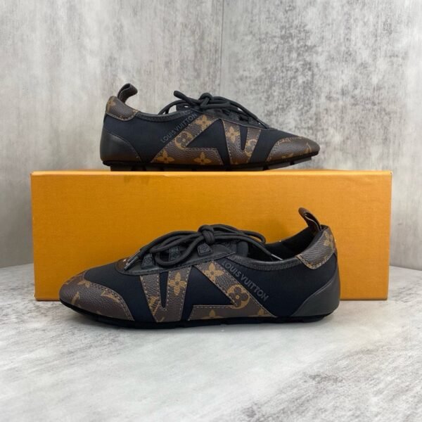 LOUIS VUITTON SneaKerina 2025 Spring/Summer Women's Training Shoes black