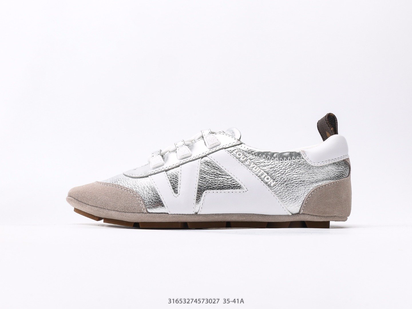 LOUIS VUITTON SneaKerina 2025 Spring/Summer Women's Training Shoes silver