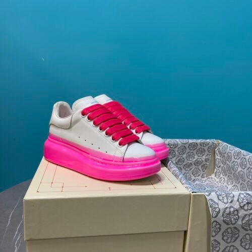 Alexander McQueen Oversized Exaerated-Sole Suede Leather Sneakers 9137