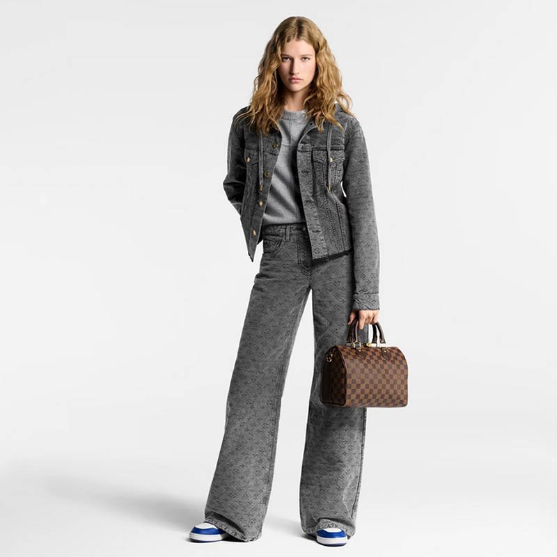 Speedy Bandoulière 25 Bag N40575 Damier Ebene Canvas