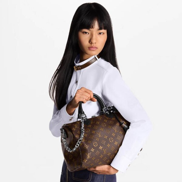 Speedy Soft 30 Dark Bag M12243 Monogram Black