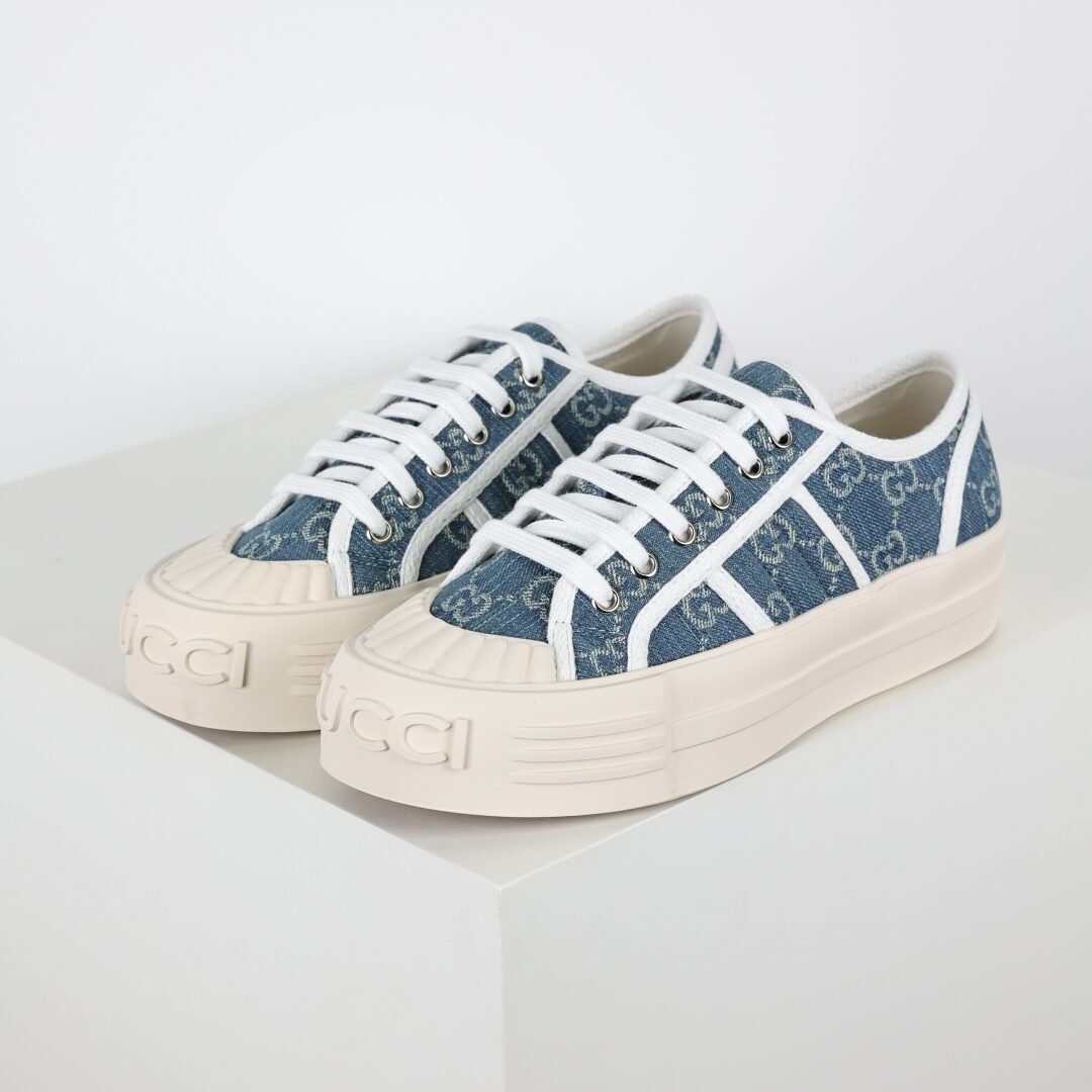 Gucci Chunky Sneaker 1977  blue 816879 FABZZ