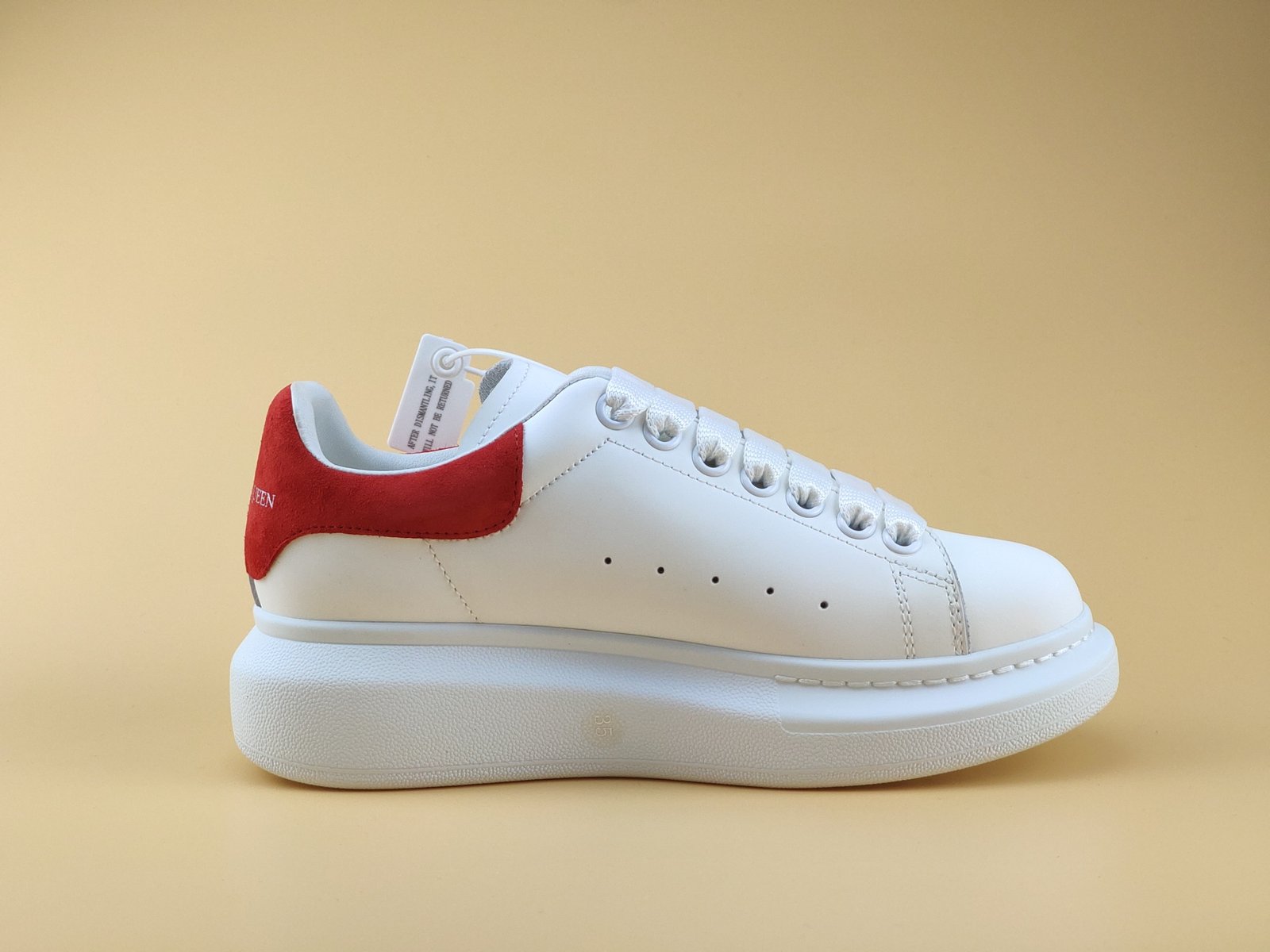 Alexander McQueen Oversized Exaerated-Sole Suede Leather Sneakers