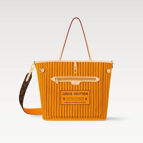 Neverfull Bandoulière Inside Out MM M11947 Monogram/Jaune Safran