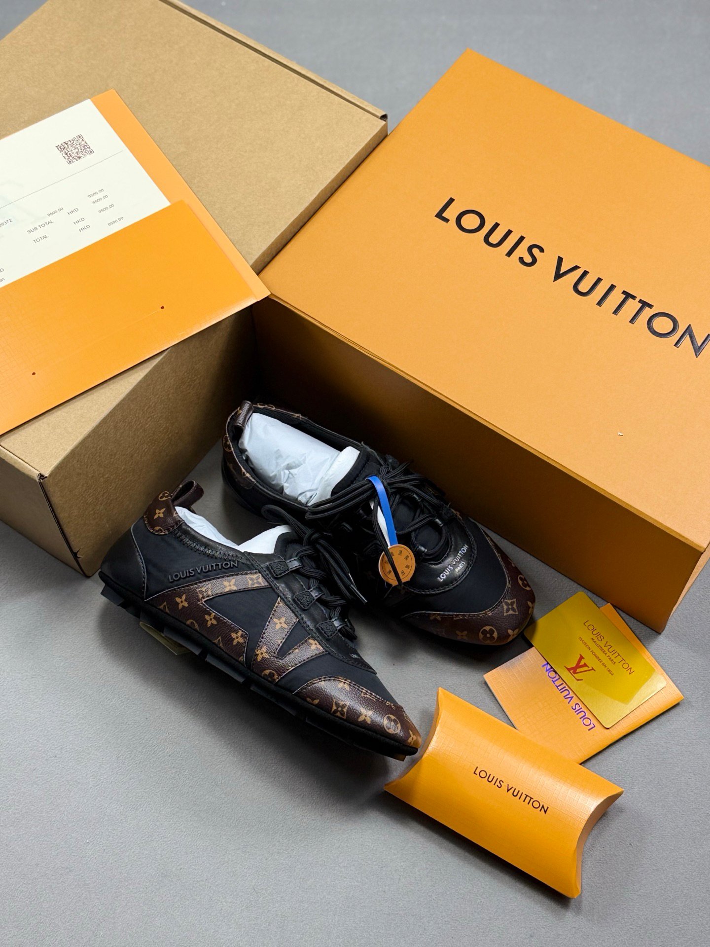 LOUIS VUITTON SneaKerina 2025 Spring/Summer Women's Training Shoes black