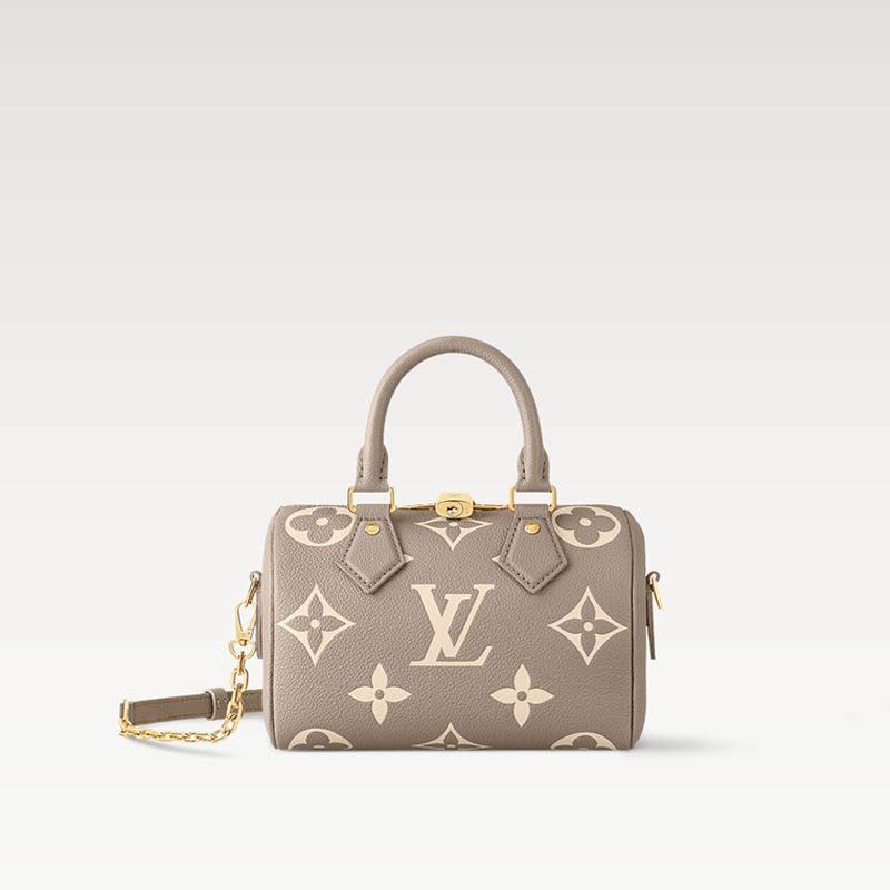 Speedy Bandoulière 20 Bag M46575 Bicolour Monogram Empreinte Leather
