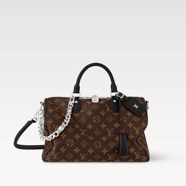 Speedy Soft 30 Dark Bag M12243 Monogram Black