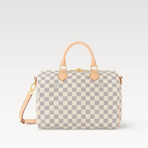 Speedy Bandoulière 30 Bag N40592 Damier Azur coated canvas