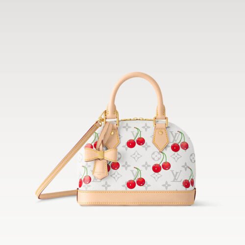 LV x TM Alma BB Bag M14234 Monogram cherry coated canvas
