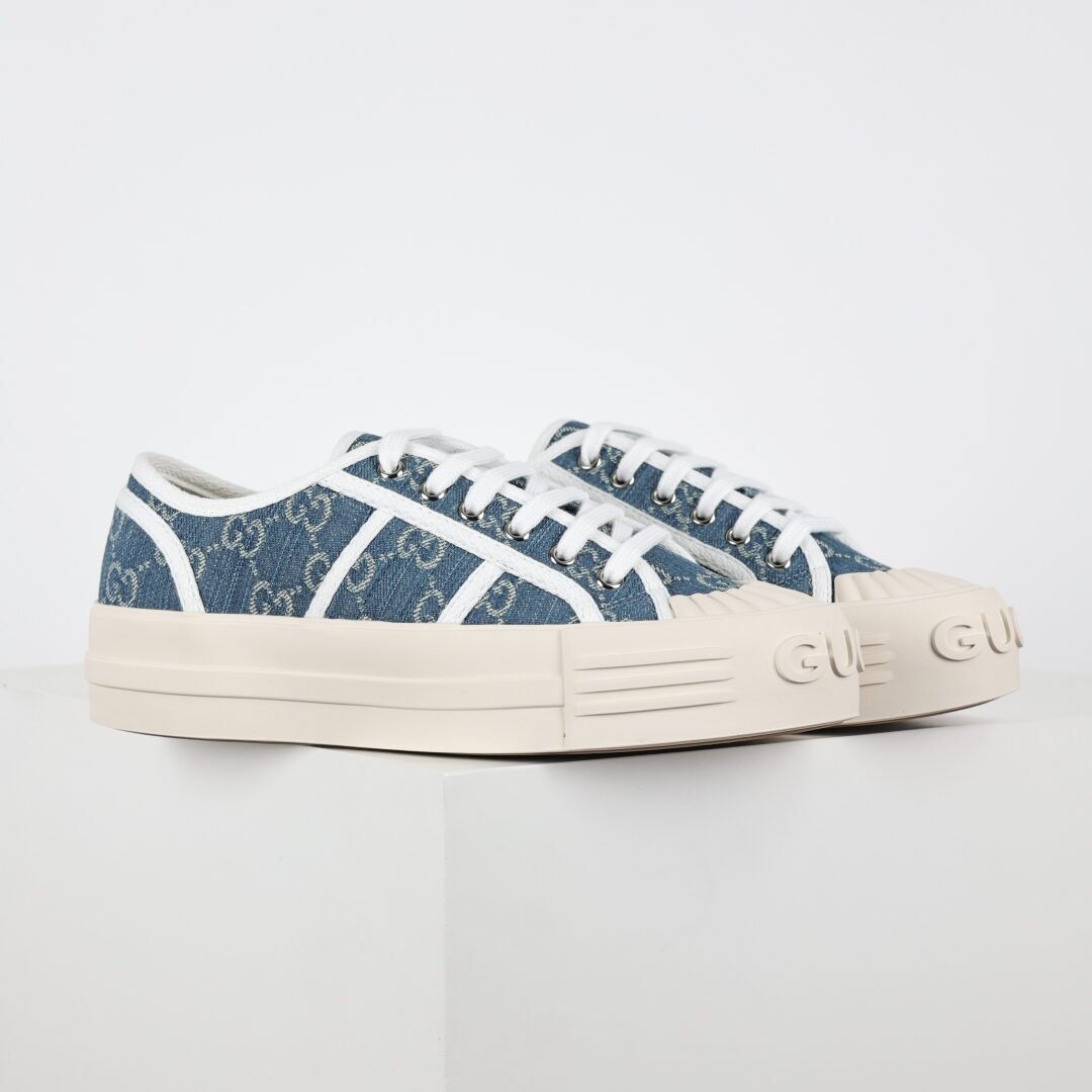 Gucci Chunky Sneaker 1977  blue 816879 FABZZ